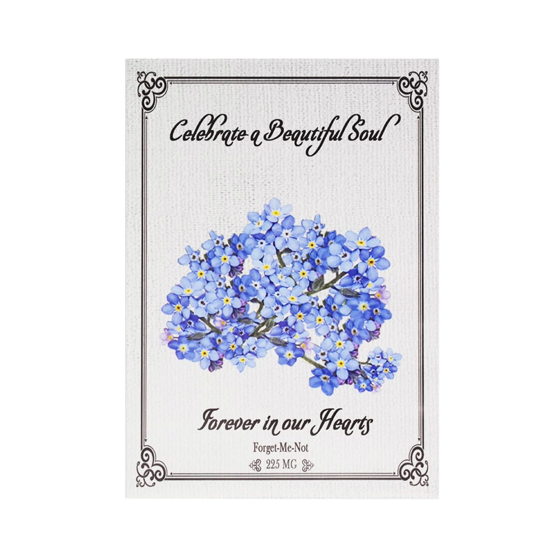 memorial flower seed packets Forget-Me-Not Memorial Seed Packets – Freedom Farms