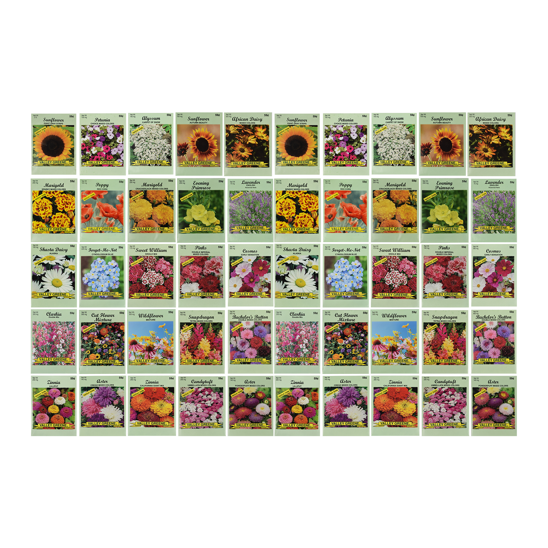 flower seeds walmart Set of 50 Flower Seed Packets - Flower Seeds in Bulk
