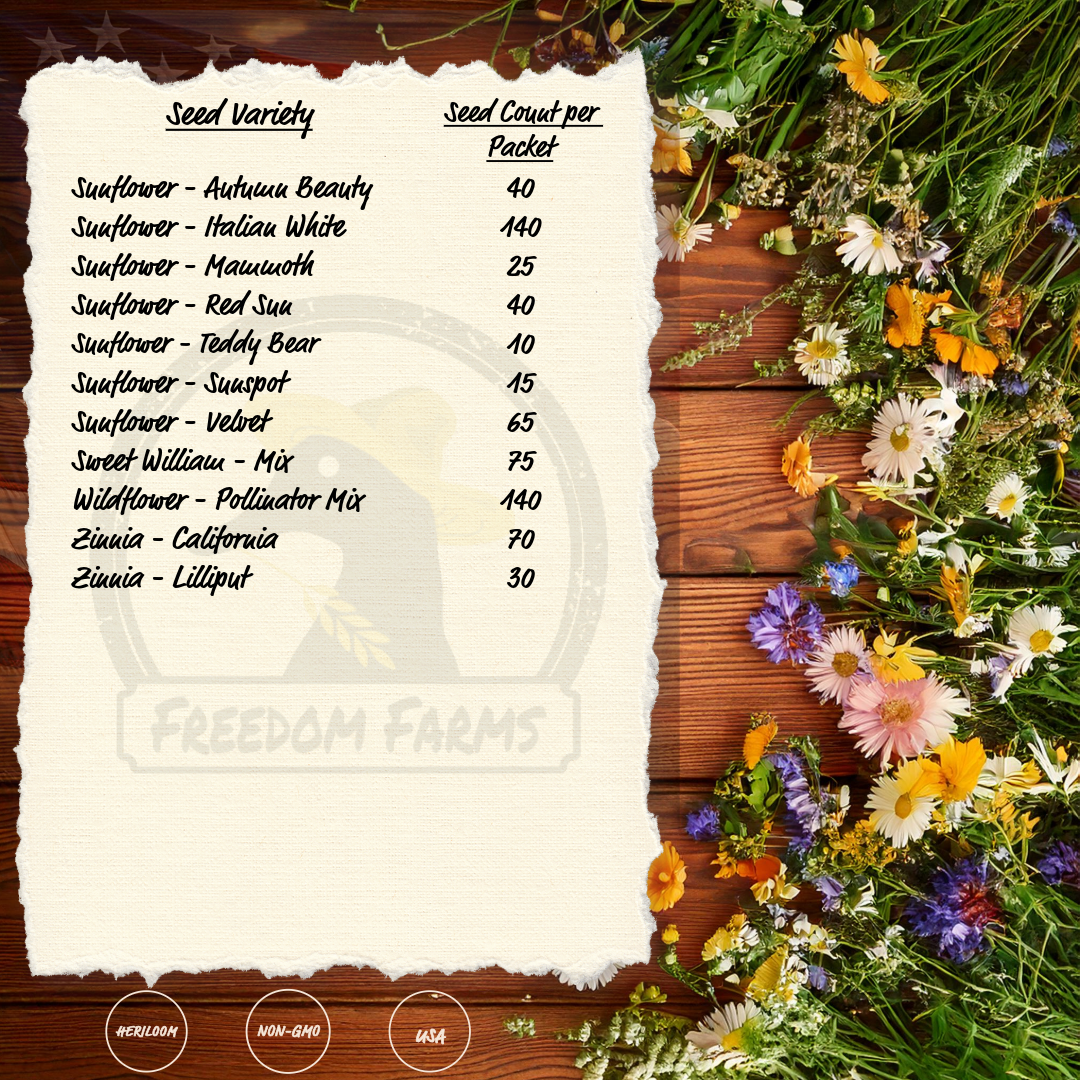 2025 You Pick Flowers - Customize your sets with all the savings! Bulk Sets