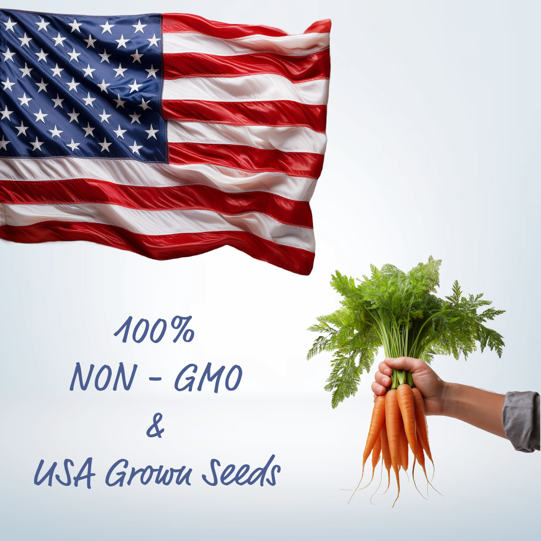 DISCOUNTED 2024 Set of 50 Packs of Assorted Heirloom Vegetable and Herb Seeds – Includes Freedom Farms Vegetable Set Bag - All 100% Non-GMO, Heirloom Seeds