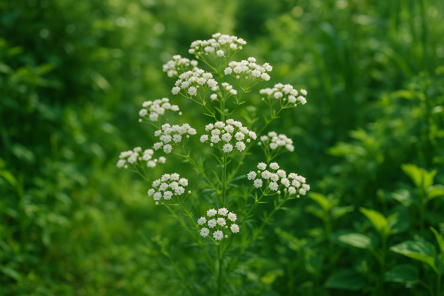 SHOW THE GYPSOPHILA IN A GARDEN