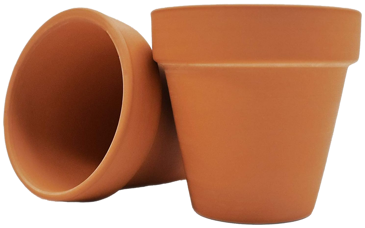 Set of Terra Cotta Pots Measuring - 3.75in x 3.93in - Quality Terra Cotta pots for Germination or Small Plants!