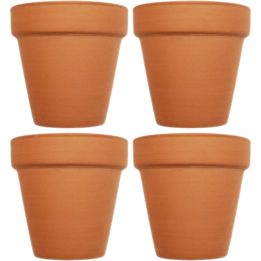 Set of Terra Cotta Pots Measuring - 2.5in x 2.5in - Quality Terra Cotta pots for Germination or Small Plants!