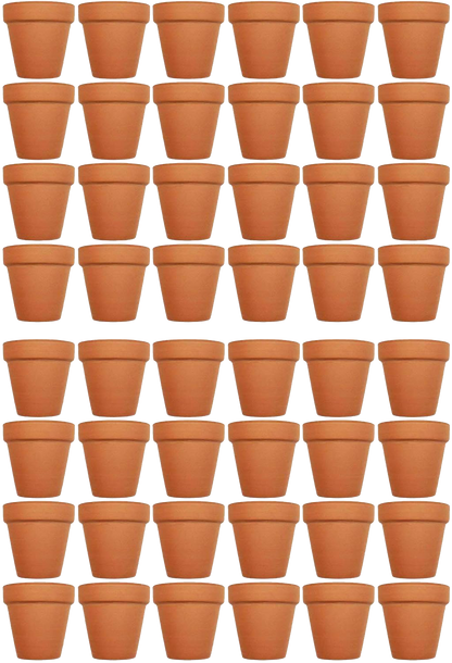 Set of Terra Cotta Pots Measuring - 3.75in x 3.93in - Quality Terra Cotta pots for Germination or Small Plants!