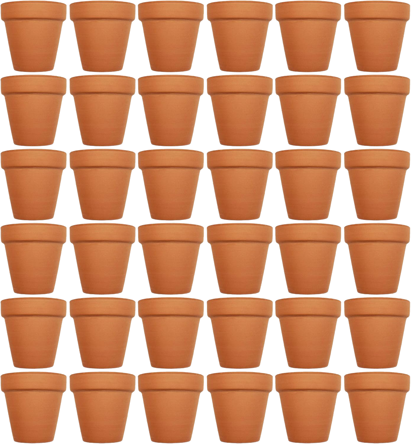 Set of Terra Cotta Pots Measuring - 2.5in x 2.5in - Quality Terra Cotta pots for Germination or Small Plants!