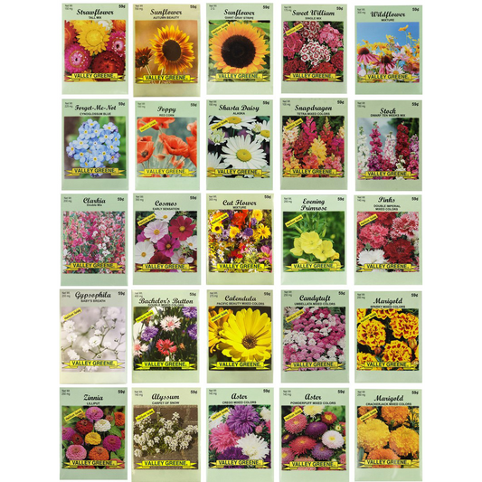 DISCOUNT - 2024 - Flower Seed Set - 25 Pack of Flower Seeds