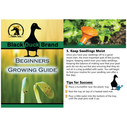 Deluxe Salad Garden Starter Kit - Includes: Seeds, Peat Pots, Netted Coir Pellets, and a Beginners Guide - Great for Beginners- Heirloom, Non-GMO