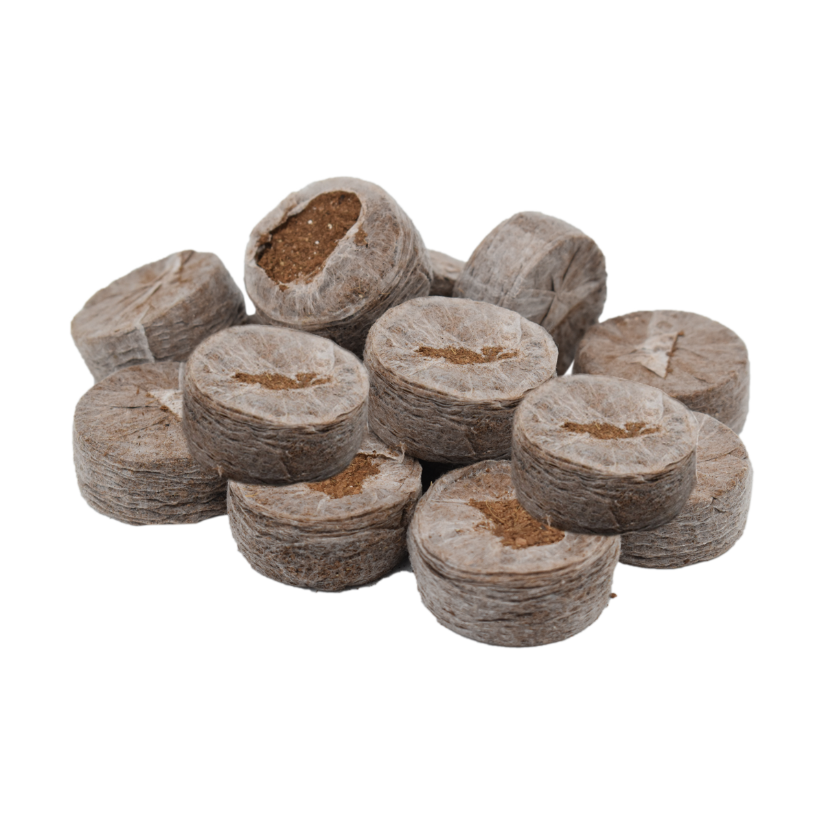 Netted Coco Coir Pellets - 38mm Seed Starter Expands with Water Provides Seeds The Optimum Starting Soil