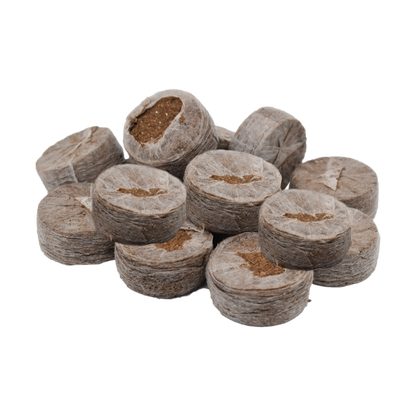 Netted Coco Coir Pellets - 38mm Seed Starter Expands with Water Provides Seeds The Optimum Starting Soil