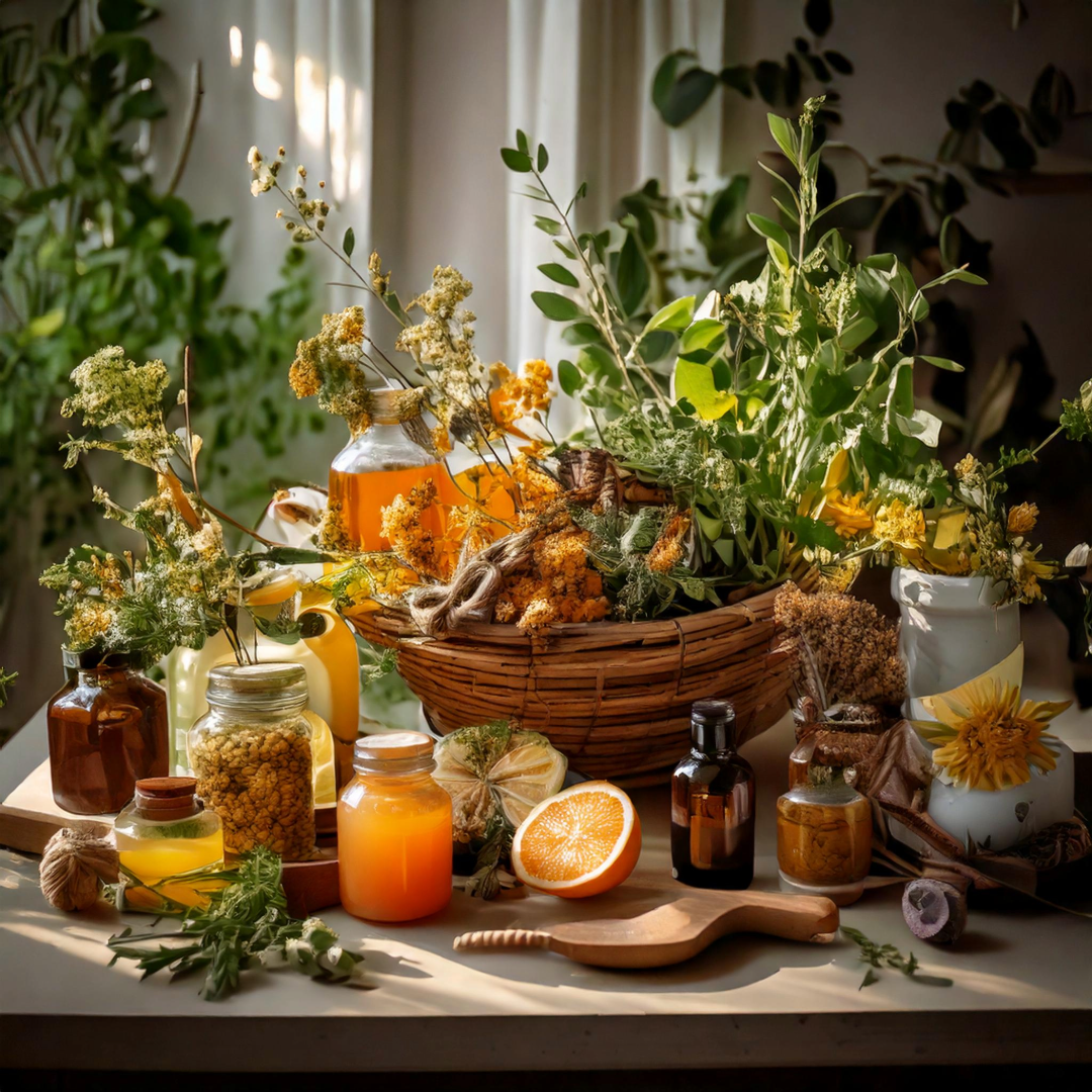 Medicinal Herb and Flower Set - 12 Varieties of Non-GMO and Heirloom Flowers and Herbs - Basil, Cilantro, Calendula, Lavender, Sage, and More