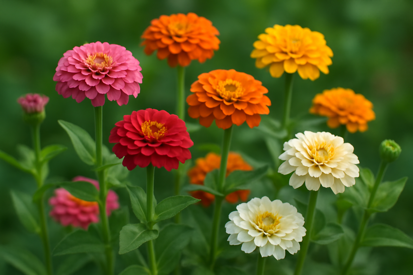 ZINNIA LILLIPUT FLOWERS